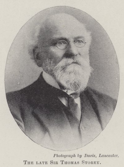 Zesnulý sir Thomas Storey od English Photographer