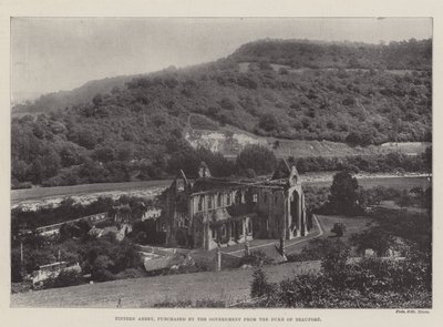 Tintern Abbey, zakoupené vládou od vévody z Beaufortu od English Photographer
