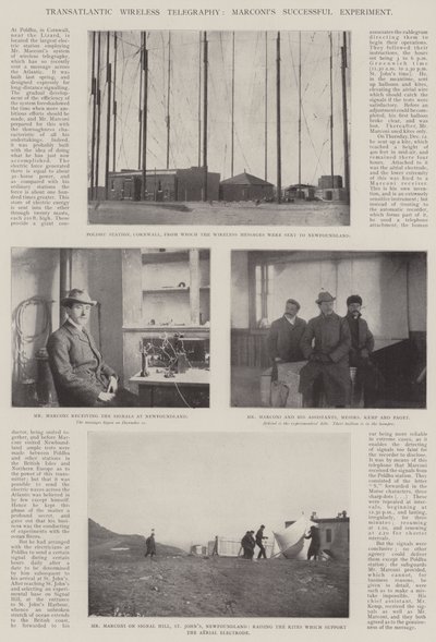 Transatlantická bezdrátová telegrafie, Marconisův úspěšný experiment od English Photographer