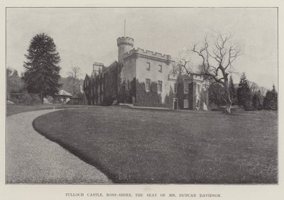 Hrad Tulloch, Ross-Shire, sídlo pana Duncana Davidsona od English Photographer