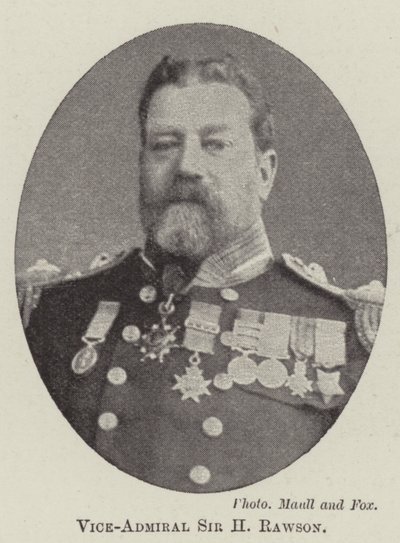 Viceadmirál Sir H Rawson od English Photographer