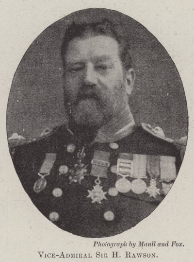Viceadmirál Sir H Rawson od English Photographer