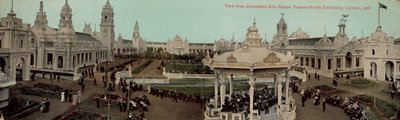 Pohled z paláce dekorativních umění, francouzsko-britská výstava, Londýn, 1908 od English Photographer