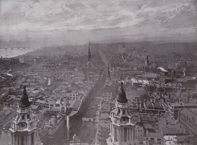 Pohled ze St Pauls při pohledu na západ od English Photographer