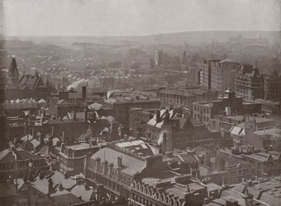 Pohled ze Zlaté galerie, St Pauls, při pohledu na severozápad od English Photographer