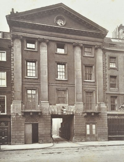 Pohled na Middle Temple Gate House, Londýn, 1885 od English Photographer