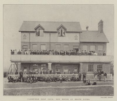 Wakefield Golf Club, New House at Heath Links od English Photographer