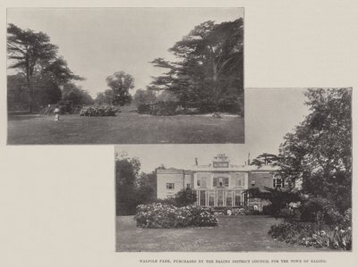 Walpole Park, zakoupený okresní radou Ealing pro město Ealing od English Photographer