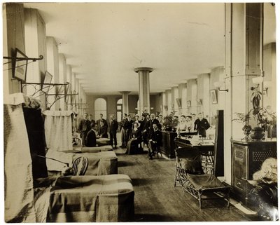Ward v nemocnici St. Thomas, Londýn, kolem roku 1890 od English Photographer