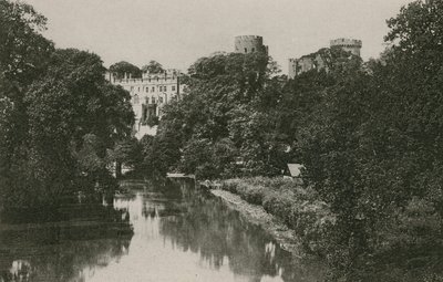 Hrad Warwick, z Avonu od English Photographer