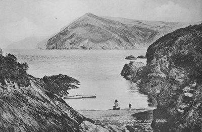 Watermouth Boat Creek (černobílá fotografie) od English Photographer
