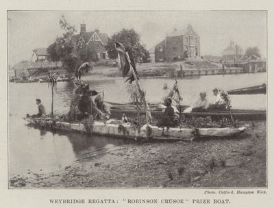 Weybridge Regatta, loď Robinson Crusoe Prize od English Photographer