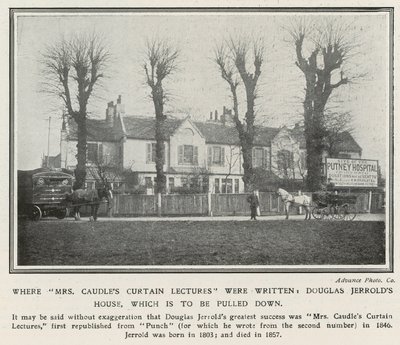 Místo, kde se psaly přednášky o oponě paní Caudlesové, Douglas Jerrolds House od English Photographer