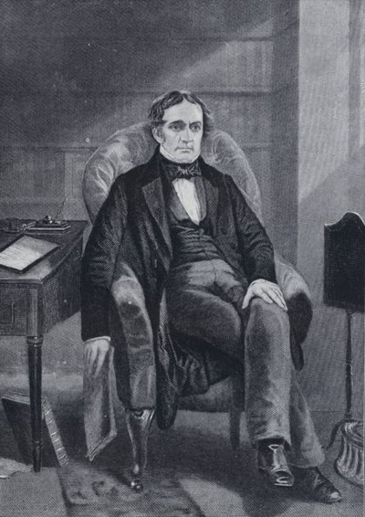 William Hickling Prescott (černobílá fotografie) od English Photographer