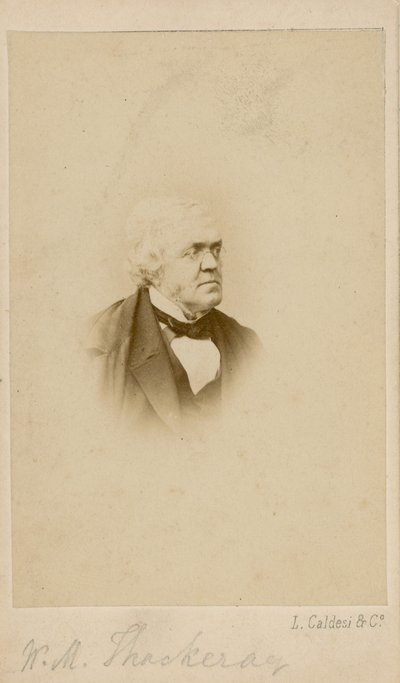 William Makepeace Thackeray od English Photographer