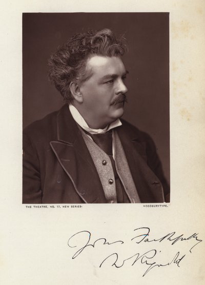 William Rignold (černobílá fotografie) od English Photographer