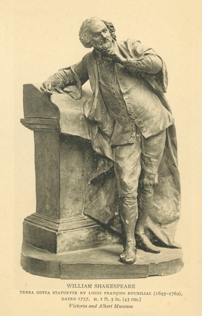 William Shakespeare, anglický dramatik (čb fotografie) od English Photographer