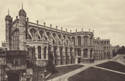 Hrad Windsor, kaple svatého Jiří (čb fotografie) od English Photographer
