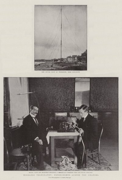 Bezdrátová telegrafie, experimenty přes kanál od English Photographer