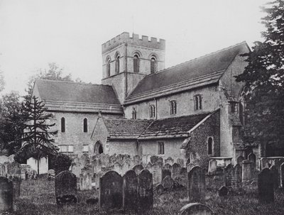 Worthing: Broadwater Church (černobílá fotografie) od English Photographer