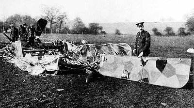 Trosky Raideru dopadly v Essexu, 28. ledna 1918 od English Photographer