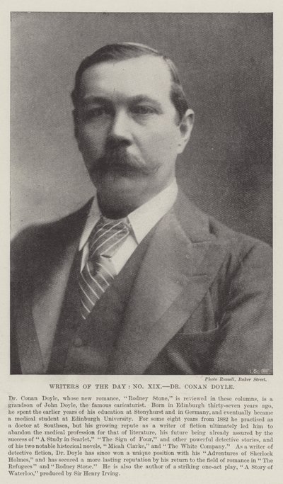 Spisovatelé dne, Dr Conan Doyle od English Photographer