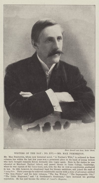 Spisovatelé dne, pan Max Pemberton od English Photographer