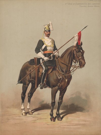 17th Duke of Cambridges Own Lancers, Trooper, Review Order od English School