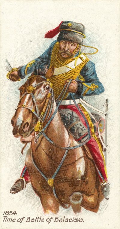 1854, doba bitvy u Balaclavy od English School