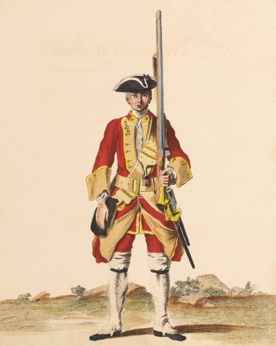 ?27. pěší pluk?, 1742 cca od English School