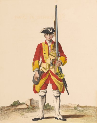 29. pěší pluk, 1742 cca od English School