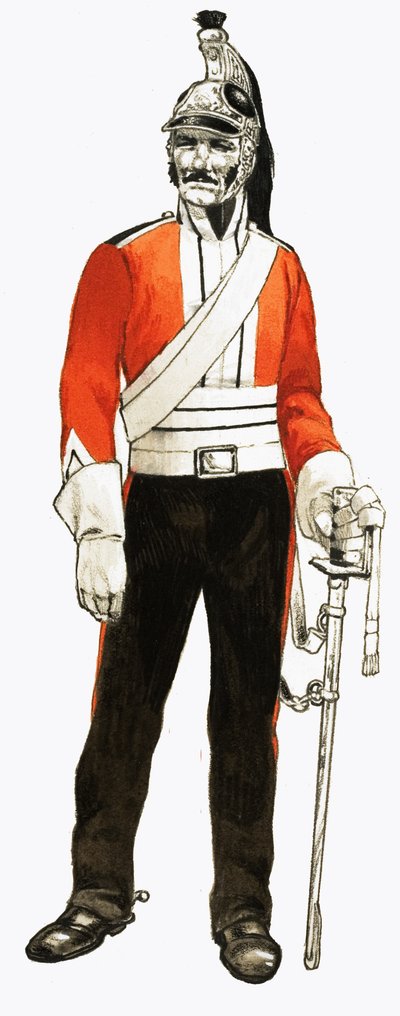 3. pluk dragounů 1812 Trooper od English School