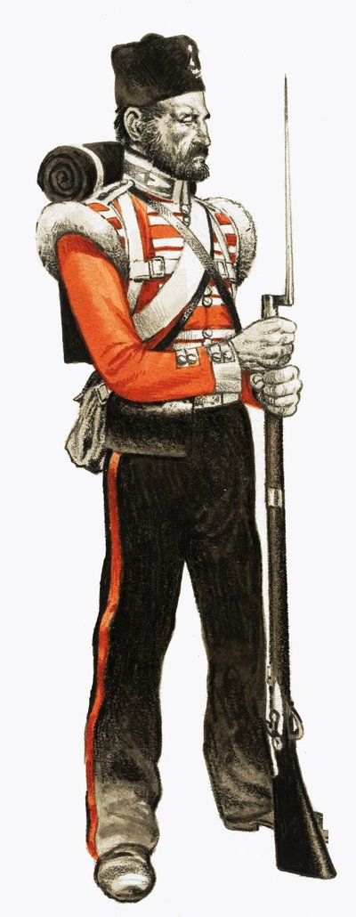 89. Foot Private 1854 Grenadier od English School