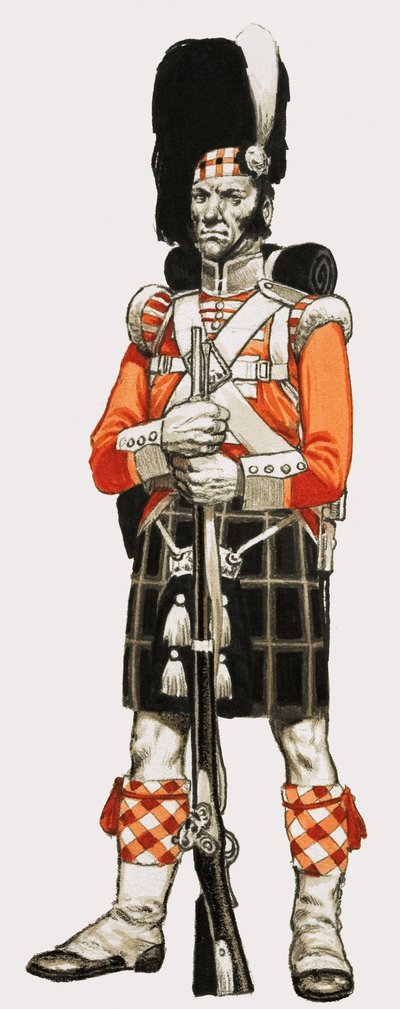 92. Fußsoldat, 1840 von English School