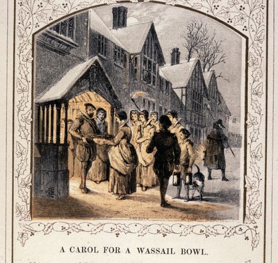 A Carol For A Wassail Bowl, 40. léta 19. století od English School
