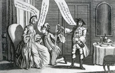 Jistá osoba v charakteru blázna, 1770 od English School