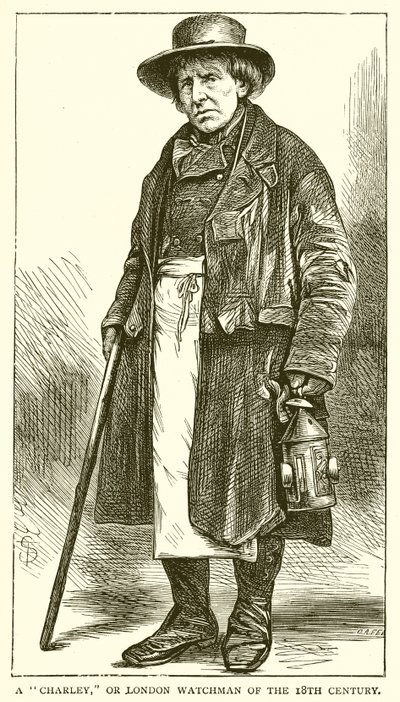 Charley neboli londýnský hlídač 18. století od English School