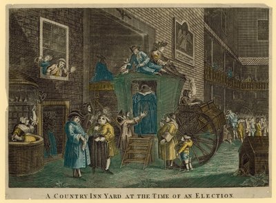 Ein Landgasthof zur Zeit einer Wahl von English School