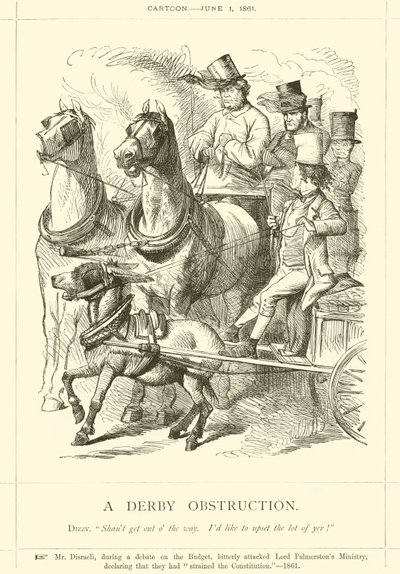 A Derby Obstruction (rytina) od English School