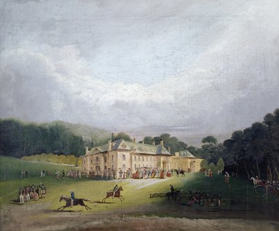 A Fete at Firle, kde byla v roce 1827 obnovena starověká hra Quintain od English School