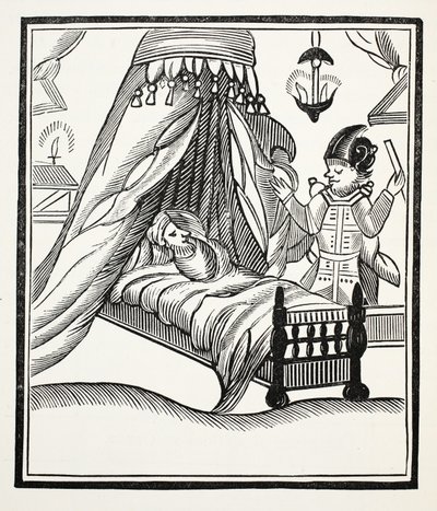 Úplný, pravdivý a konkrétní popis, ilustrace z Chap-books of the Eighteenth Century od Johna Ashtona, pub. 1882 od English School