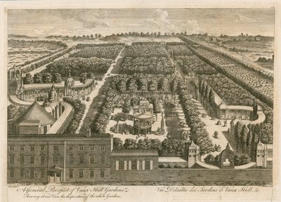 Obecná vyhlídka Vauxhall Gardens od English School