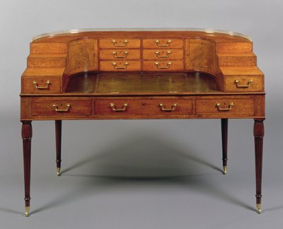 Stůl George III Carlton House Desk, cca 1800 (dřevěný) od English School
