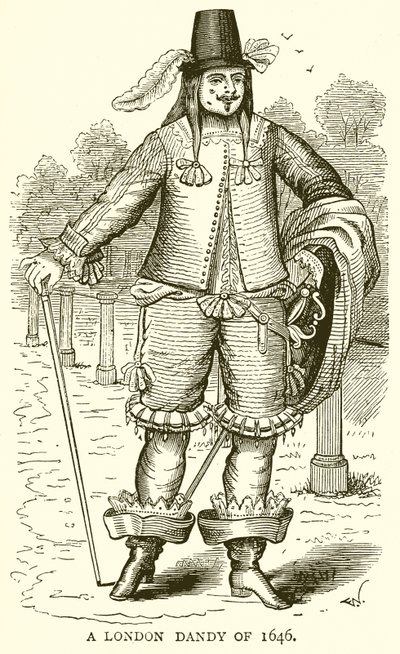 Londýnský Dandy z roku 1646 od English School