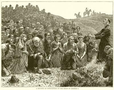Setkání Covenanters za vlády Karla I od English School