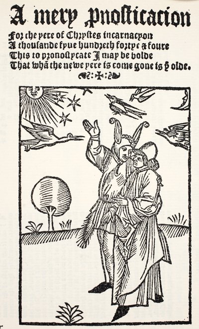 Veselá předpověď pro rok 1544 od English School