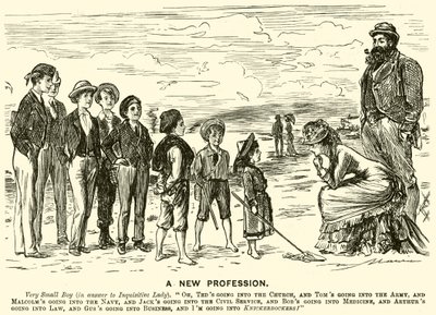 Nová profese (rytina) od English School