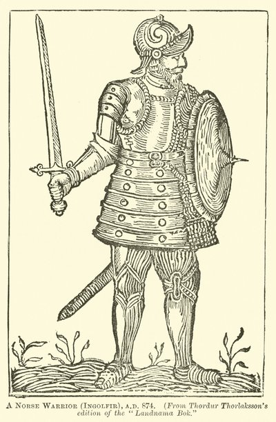 Severský válečník, Ingolfir, AD 874 od English School