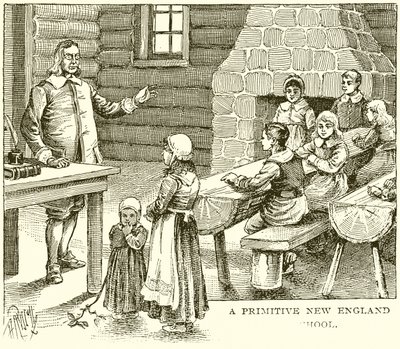 Primitivní škola Nové Anglie od English School