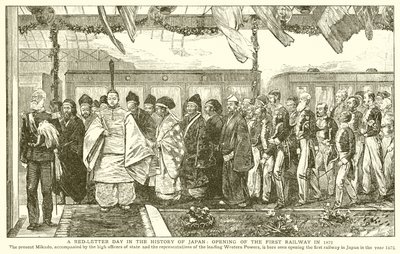 Den červeného dopisu v historii Japonska: Otevření první železnice v roce 1872 od English School